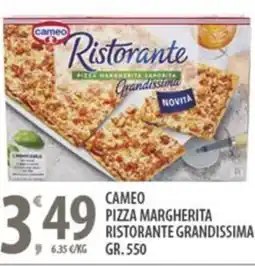 Sisa Cameo pizza margherita ristorante grandissima offerta