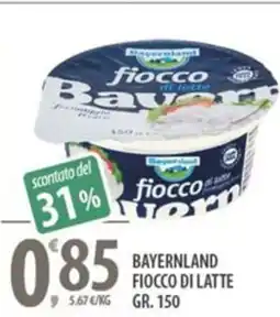 Sisa Bayernland fiocco di latte offerta