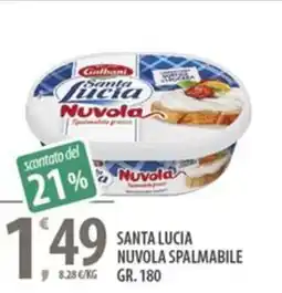Sisa Santa lucia nuvola spalmabile offerta