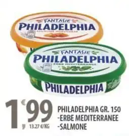 Sisa Philadelphia -erbe mediterranee-salmone offerta