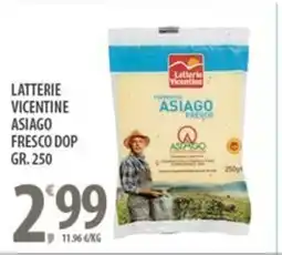 Sisa Latterie vicentine asiago fresco DOP offerta