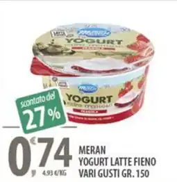 Sisa Meran yogurt latte fieno vari gusti offerta