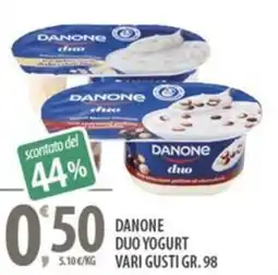 Sisa Danone duo yogurt vari gusti offerta