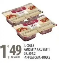 Sisa Il colle pancetta a cubetti offerta
