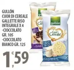Sisa Gullón cuor di cereale gallette riso integralex 4 offerta