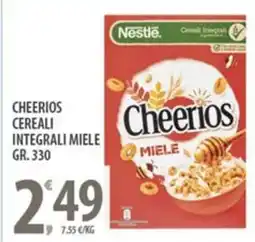 Sisa Cheerios cereali integrali miele offerta