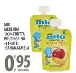 Sisa Mio merenda 100% frutta pouch offerta