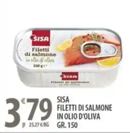 Sisa Sisa filetti di salmone in olio d'oliva offerta