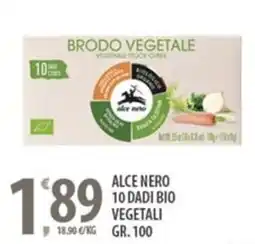 Sisa Alce nero 10 dadi bio vegetali offerta