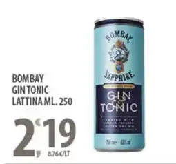Sisa Bombay sapphire lattina offerta