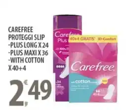 Sisa Carefree proteggi slip offerta