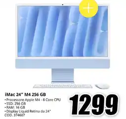 MediaWorld iMac 24" M4 256 GB offerta