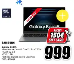MediaWorld SAMSUNG Galaxy Book5 offerta