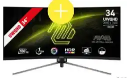 MediaWorld msi Monitor Gaming Curvo 345CQR offerta