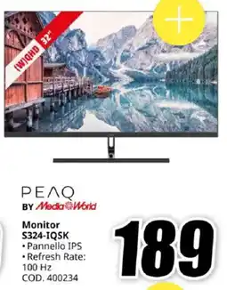 MediaWorld ΡΕΛΟ BY Media World Monitor S324-IQSK offerta