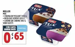 Deco Supermercati MULLER Mix vari gusti offerta
