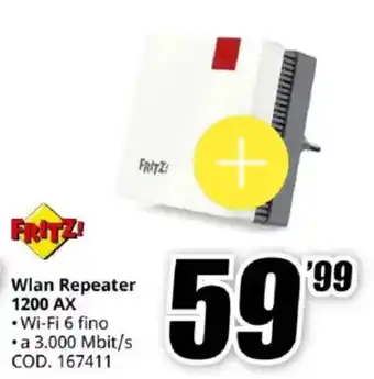 MediaWorld FRITZ! Wlan Repeater 1200 AX offerta