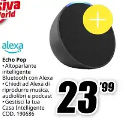 MediaWorld alexa Echo Pop offerta