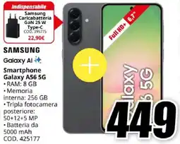 MediaWorld SAMSUNG Galaxy Al Smartphone Galaxy A56 5G offerta