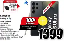 MediaWorld SAMSUNG Smartphone S25 Ultra offerta