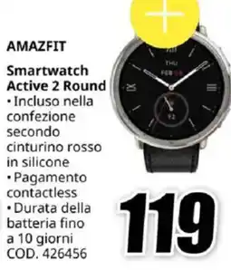 MediaWorld AMAZFIT Smartwatch Active 2 Round offerta