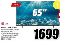 MediaWorld LG Smart TV 4K 65B56 offerta