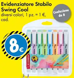 Tedi Evidenziatore Stabilo Swing Cool offerta