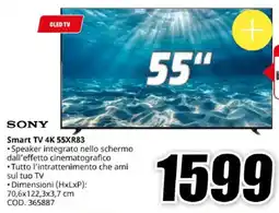 MediaWorld SONY Smart TV 4K 55XR83 offerta