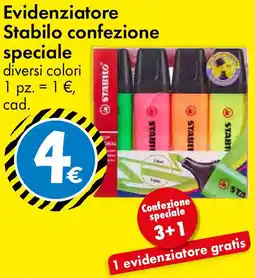 Tedi Evidenziatore Stabilo confezione speciale offerta