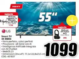 MediaWorld LG Smart TV 4K 55B56 offerta