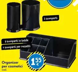 Tedi Organizer per cosmetici offerta