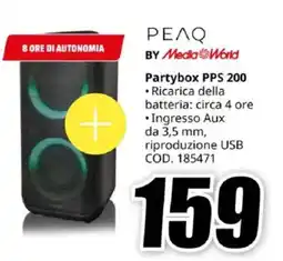 MediaWorld РЕAО BY Media World Partybox PPS 200 offerta