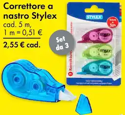 Tedi Correttore a nastro Stylex offerta