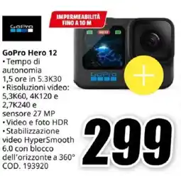 MediaWorld GoPro Hero 12 offerta