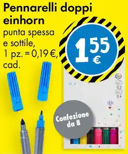 Tedi Pennarelli doppi einhorn offerta