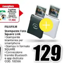 MediaWorld FUJIFILM Stampante Foto Square Link offerta