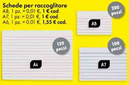 Tedi Schede per raccoglitore offerta