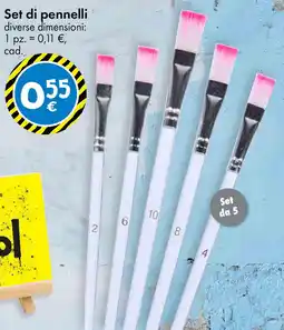 Tedi Set di pennelli offerta