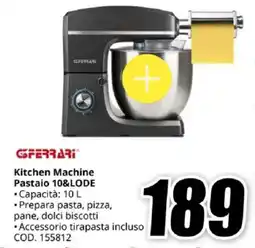 MediaWorld GFERRARI Kitchen Machine Pastaio 10&LODE offerta