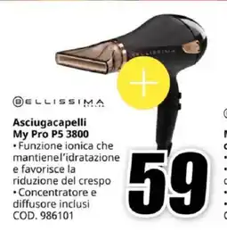 MediaWorld BELLISSIMA Asciugacapelli My Pro P5 3800 offerta