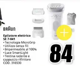 MediaWorld BRAUN Epilatore elettrico SE 7-041 offerta