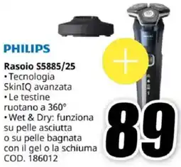 MediaWorld PHILIPS Rasoio S5885/25 offerta