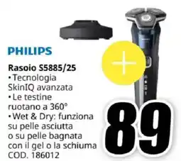 MediaWorld PHILIPS Rasoio S5885/25 offerta