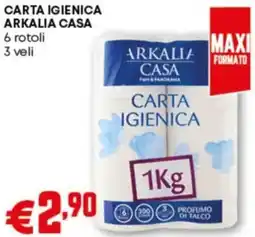 Pam Carta igienica arkalia casa offerta