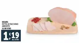 Deco Supermercati Segata petto di tacchino arrosto offerta
