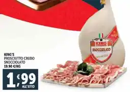 Deco Supermercati King's prosciutto crudo snocciolato offerta