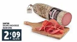 Deco Supermercati Santini salame ungherese offerta