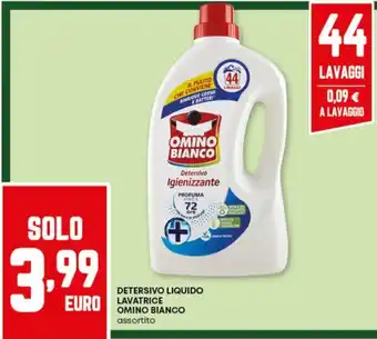 Pam Detersivo liquido lavatrice omino bianco offerta