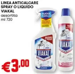 Pam Linea anticalcare spray o liquido VIAKAL offerta