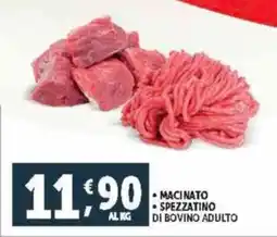 Deco Supermercati Macinato spezzatino di bovino adulto offerta